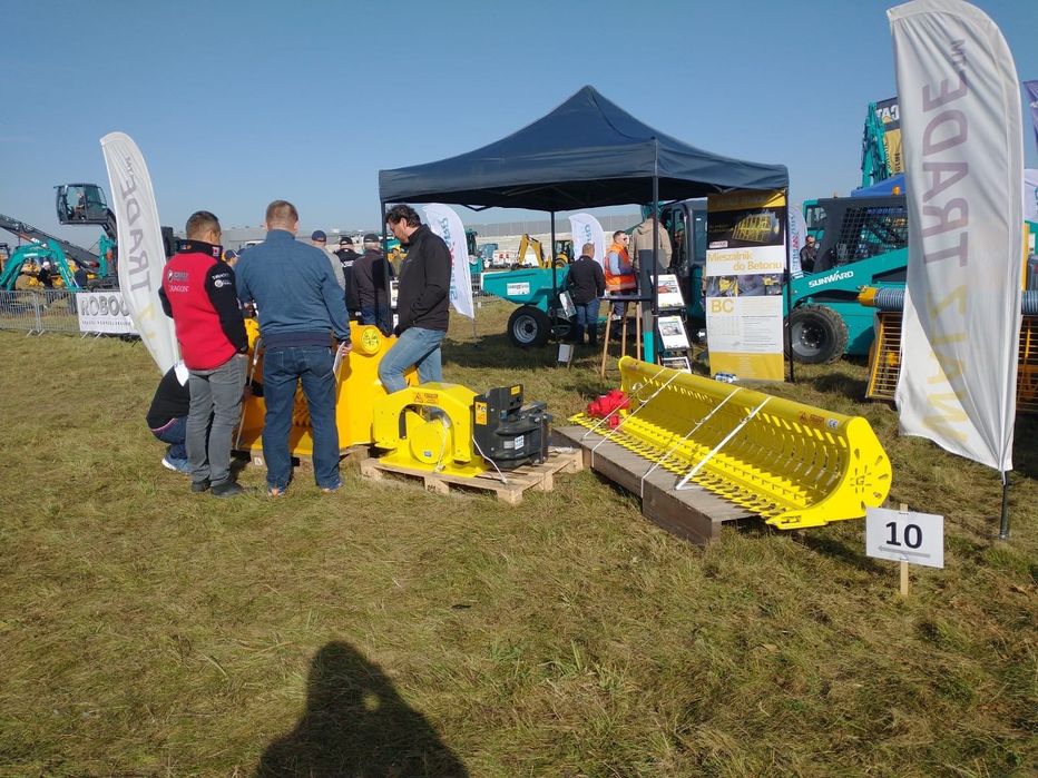 Łyżka kosząca GHEDINI 2 metry, melioracyjna do koparki. Ażurowa