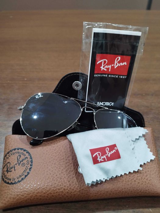 Óculos de sol Ray Ban novos, modelo Aviator