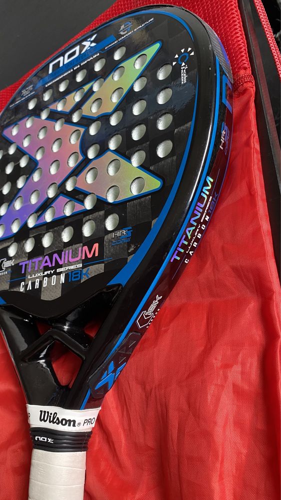 Raquete padel NOX TITANIUM carbon 18k