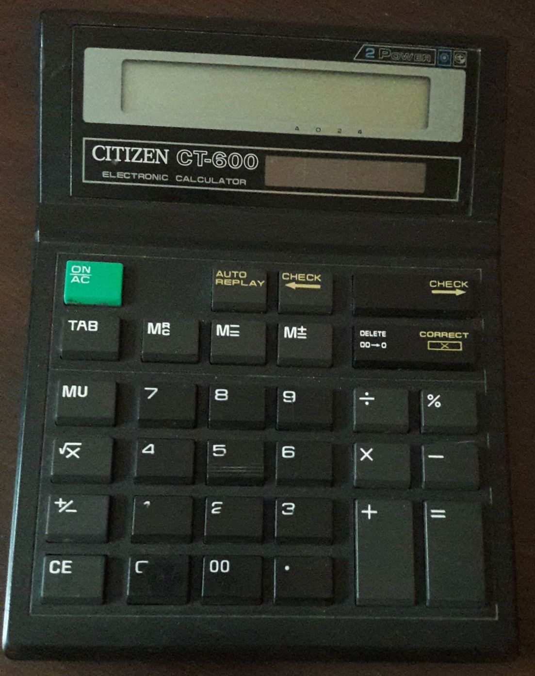 Калькулятор CITIZEN.