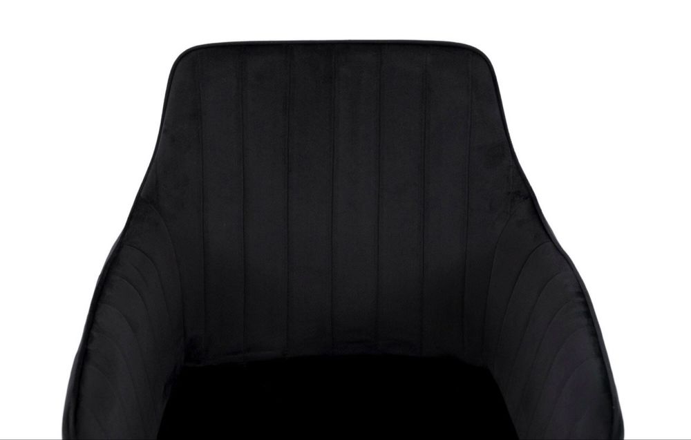 Krzeslo MUF MEM Meble czarny velur