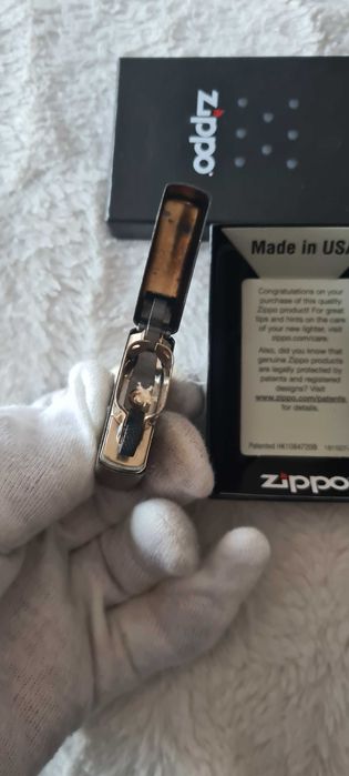 Zapalniczka Zippo Marlboro Antique Brass. Nowa. 2024r