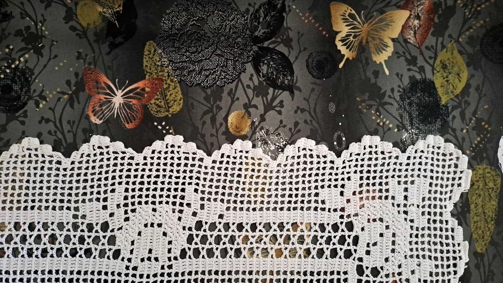 Três Naperons em croché