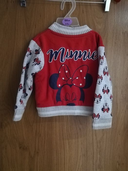 Kurtka bomberka bluza rozpinana dziewczeca Myszka Minnie
