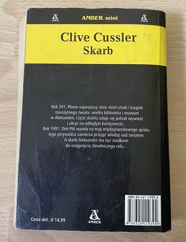 Książka Skarb Clive’a Cussler’a