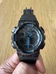 Zegarek sportowy CASIO G-Shock Original GA-100-1A2ER Czarno-niebieski