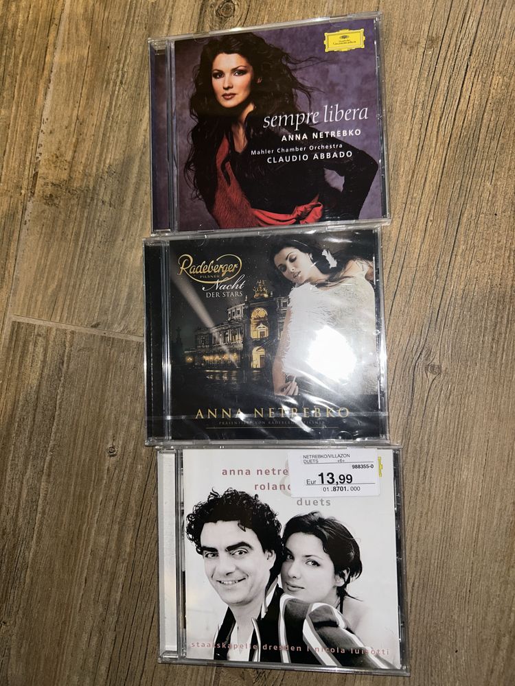 Anna Netrebko 3 płyty CD oryginslne stan bdb cena za komplet