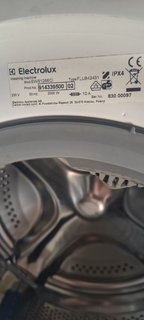 Części pralki Electrolux