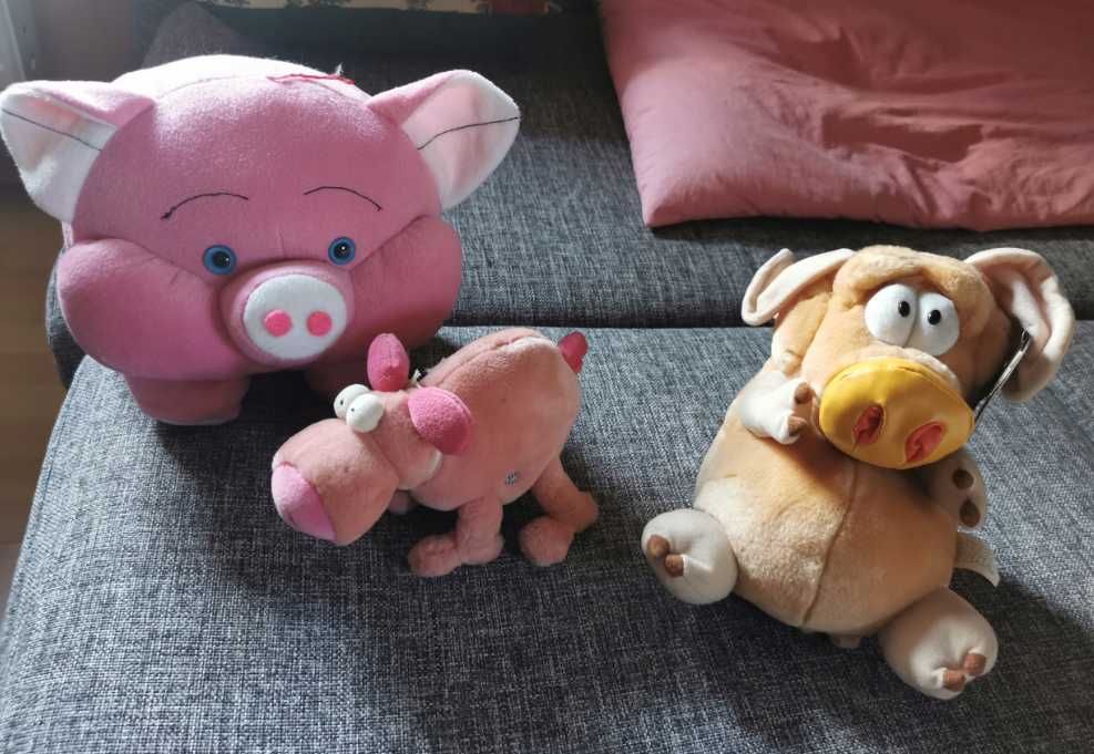 Maskotki świnki świnka - kolekcja - cena za wszystkie