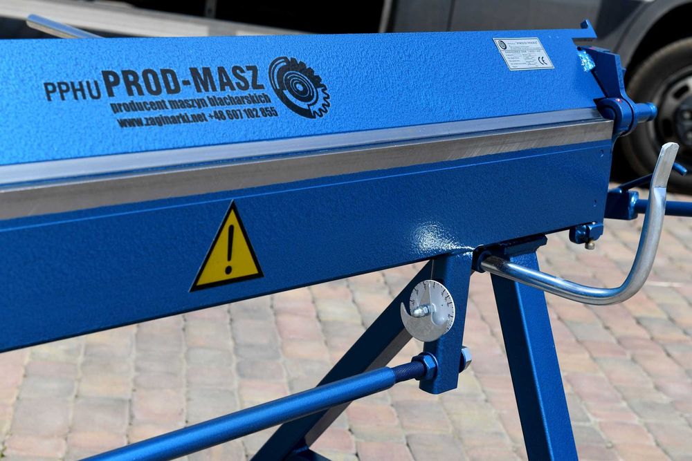 Zaginarka giętarka 1.40 m 1.2 mm od producenta PROD-MASZ