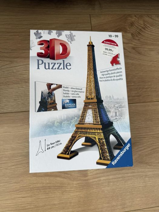 Puzzle 3D wieża Eiffla Ravensburger