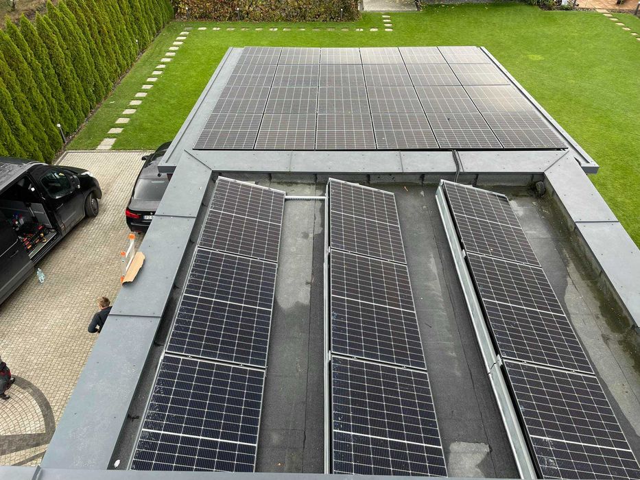 Instalacja fotowoltaiczna 12kWp +  magazyn energii 48kWh + turbina 6kW
