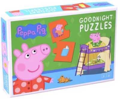 Puzzle na Dobranoc Świnka Peppa 20 el.