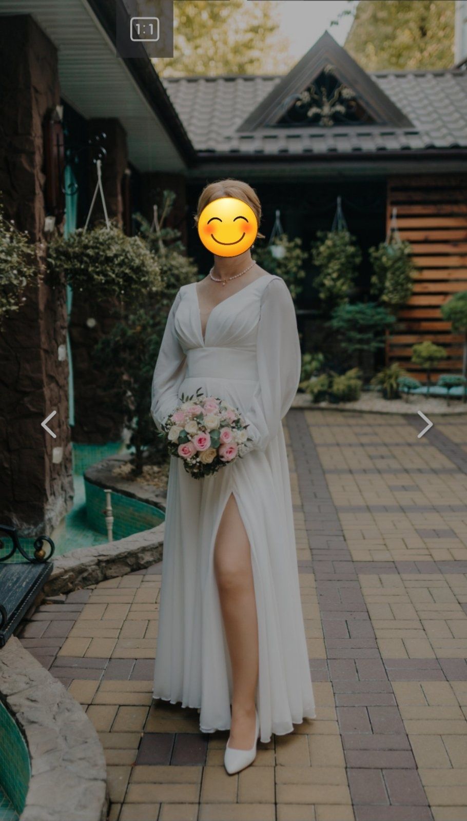 Весільна сукня біла 46-го розміру