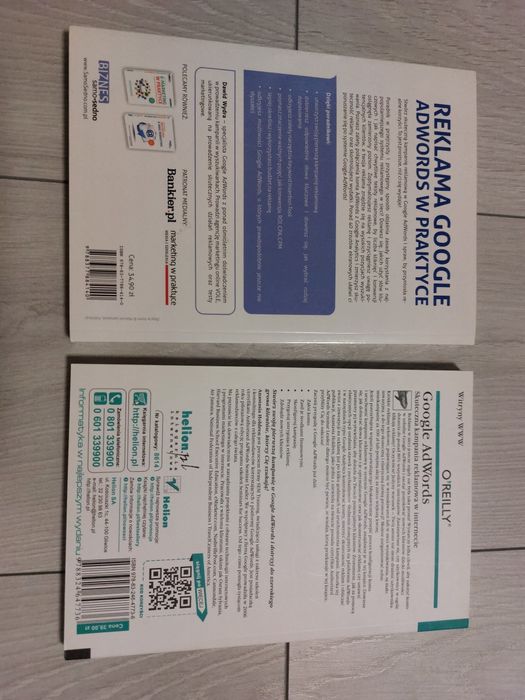 Dwie książki Reklama Google AdWords i Goole AdWords skuteczna kampania