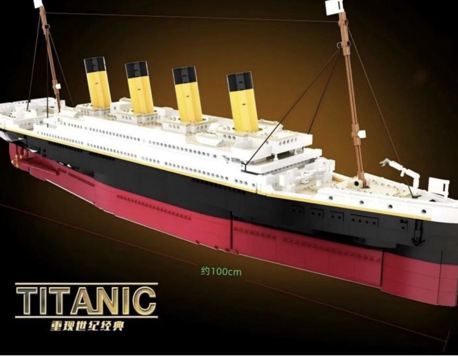 Zestaw klocki titanic 3100 elementow