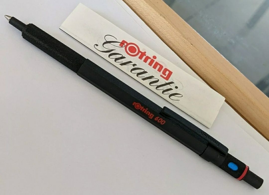 Caneta Rotring 600 Made in Germany (janela de cor)