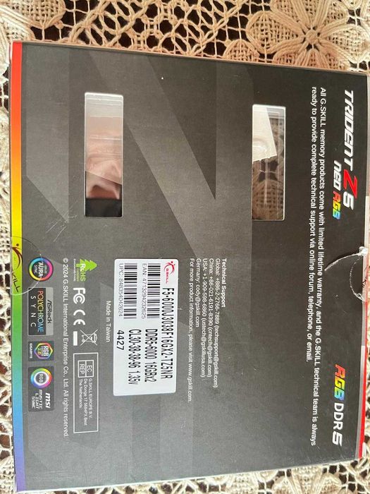 Memória RAM Trident Z5 Neo DDR5 32GB (2x16GB) 6000MHz CL30