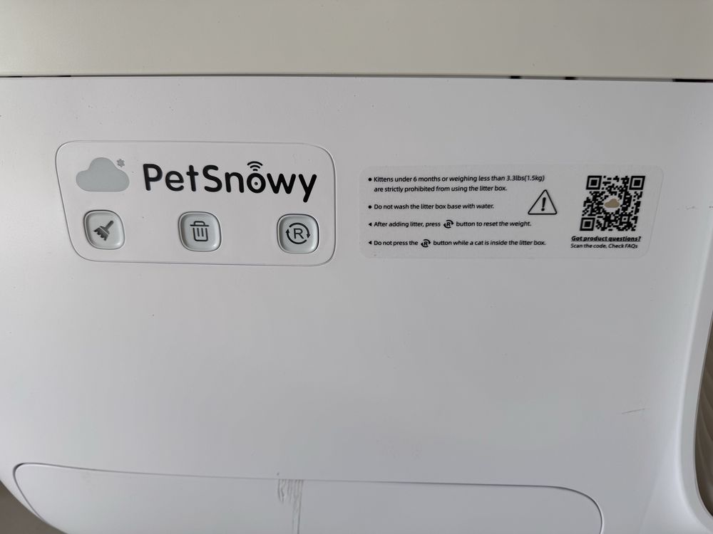 Kuweta Samoczyszcząca Dla Kota Aplikacja PetSnowy TiO2 83L