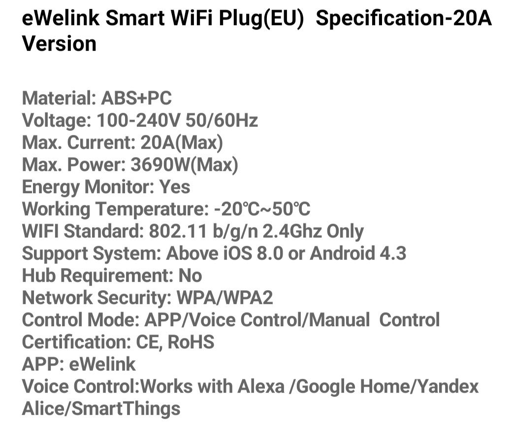 Розумна smart wi-fi  розетка