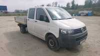 VW Transporter T5, 2.0 TDI, 2011r , 6 os. Doka , Uszkodzony