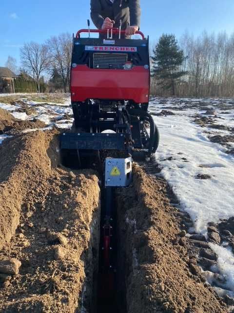 Hydrauliczna łańcuchowa koparka na gąsienicach z napędem 20kM moc!