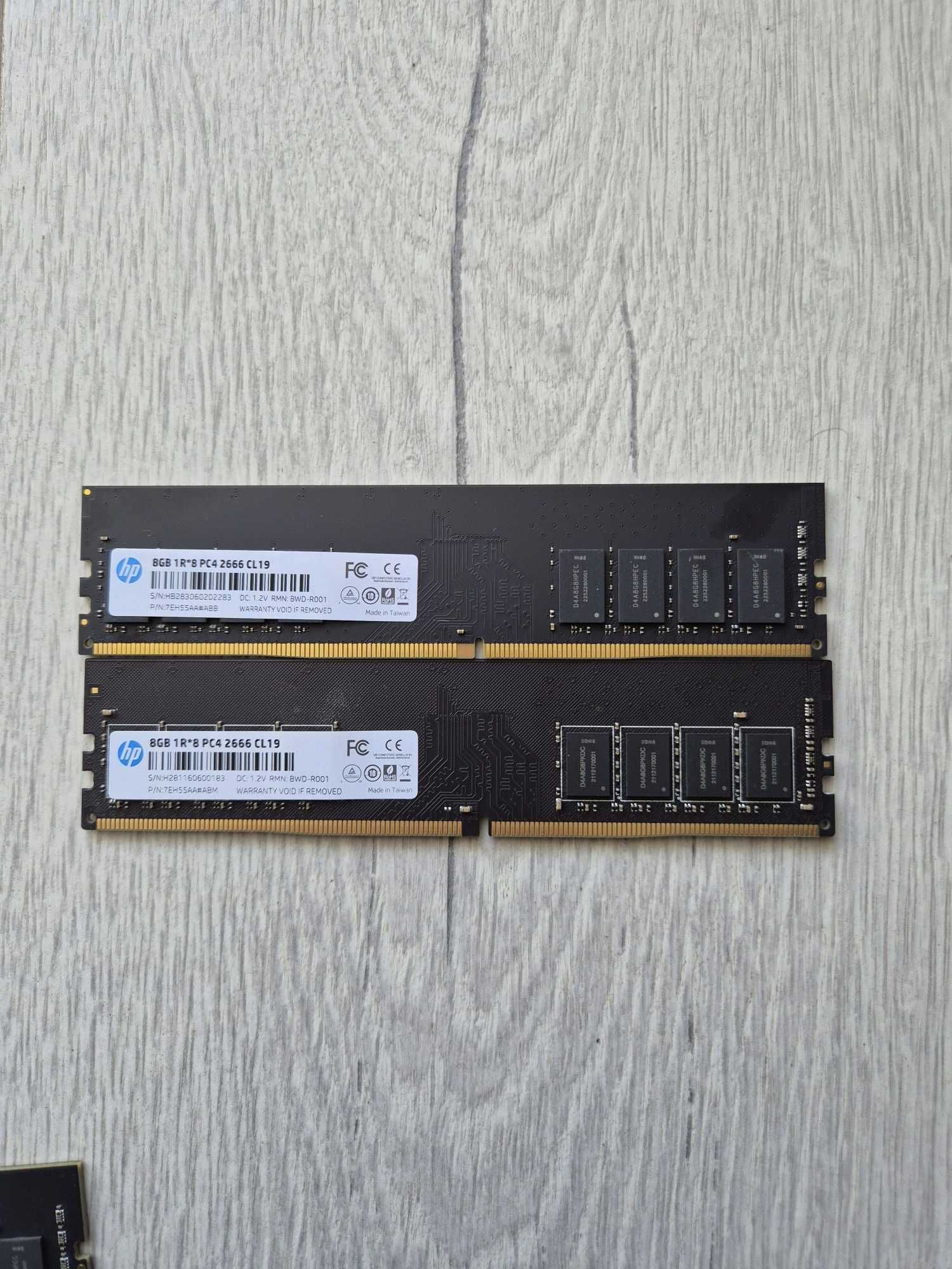 пам'ять DDR4 16GB Kit (2x8) 2666MHz HP. Trade-IN
