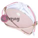Biały organizer OBAG MOON LIGHT worek róż 2 kieszenie komin OMAY.pl