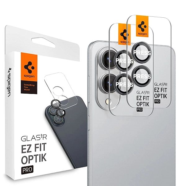Osłona Aparatu Spigen Optik Pro Glas.tr ”Ez Fit” Camera Protector 2-Pa