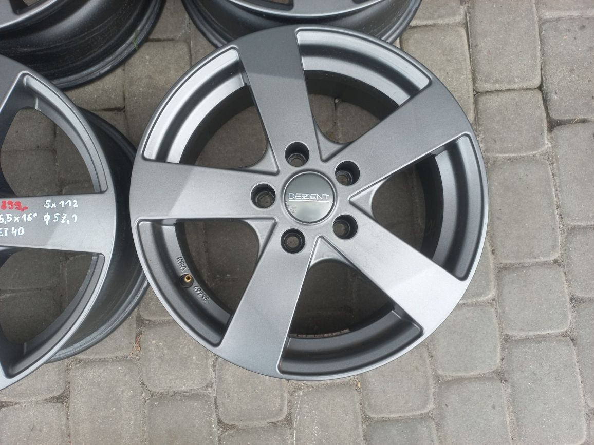 Felgi aluminiowe 16" 5x112 do Audi, VW, Skoda, Seat