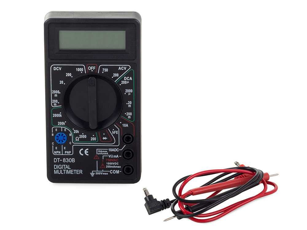 Cyfrowy MIERNIK MULTIMETR Pomiary Prądu Lcd Elektroniki  DT-830B
