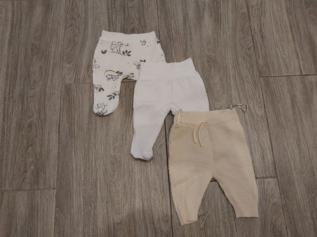 Spodnie dla dziecka unisex nowe  w rozmiarach 56