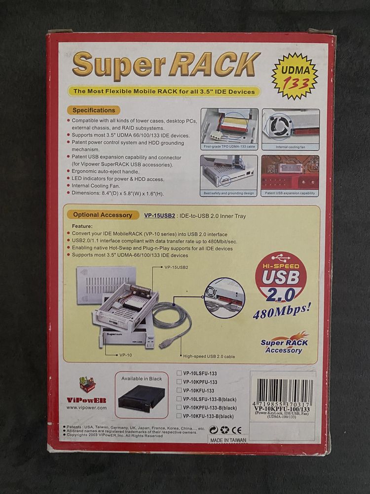 Informática Vintage - Super Rack - IDE 3,5