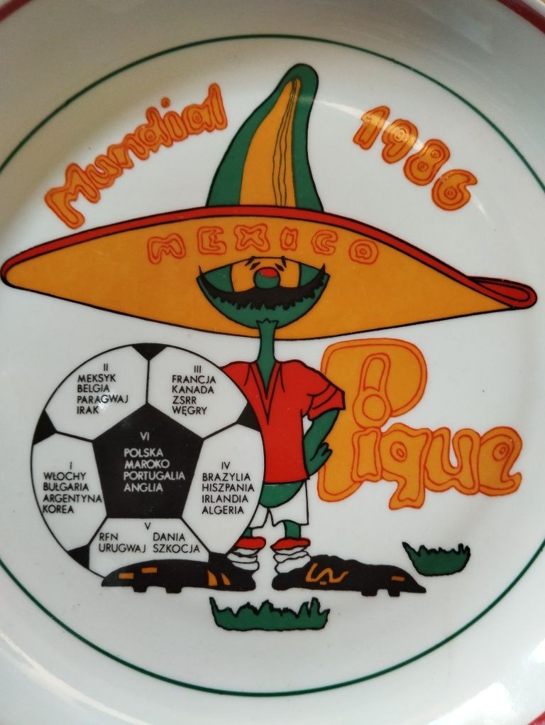 Talerz ozdobny Mundial Mexico 1986