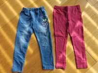 2 x legginsy rozmiar 98/104