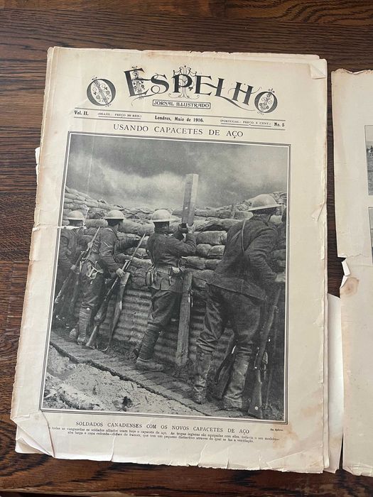 Jornais 1914-18 Históricos Raríssimos, Papel Centenário!!