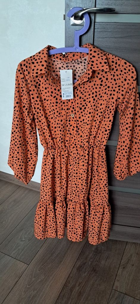 Сукня, леопардового принту, розмір s