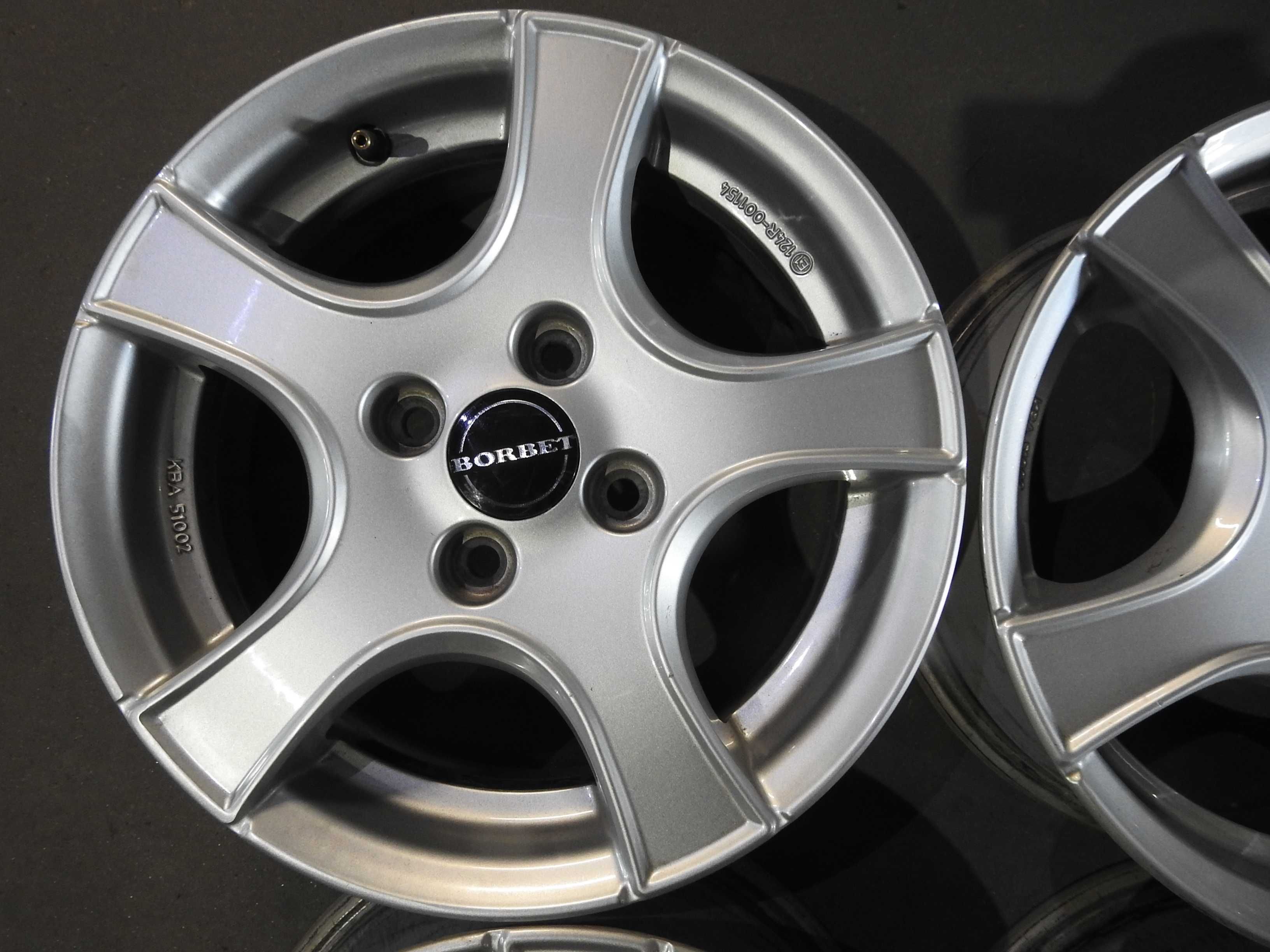 4x Alu 14'' 4x100 5,5J ET39 Piasta 56,6mm  OPEL Chevroletn JAK NOWE