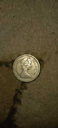 Продам монету 1 пунд 1983года