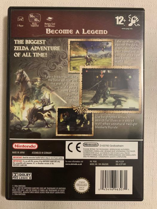 The Legend of Zelda: Twilight Princess Nintendo GameCube