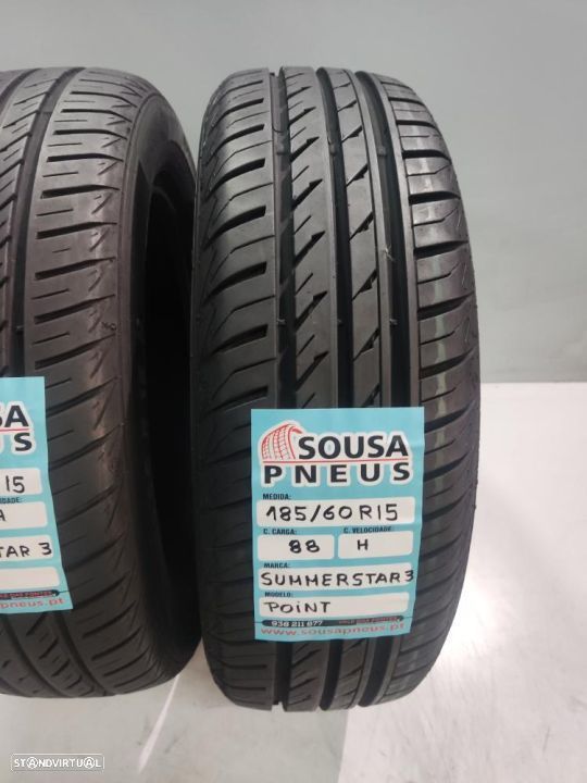 2 pneus semi novos 185-60r15  oferta dos portes