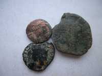 Lote de 3 moedas antigas - Romanas