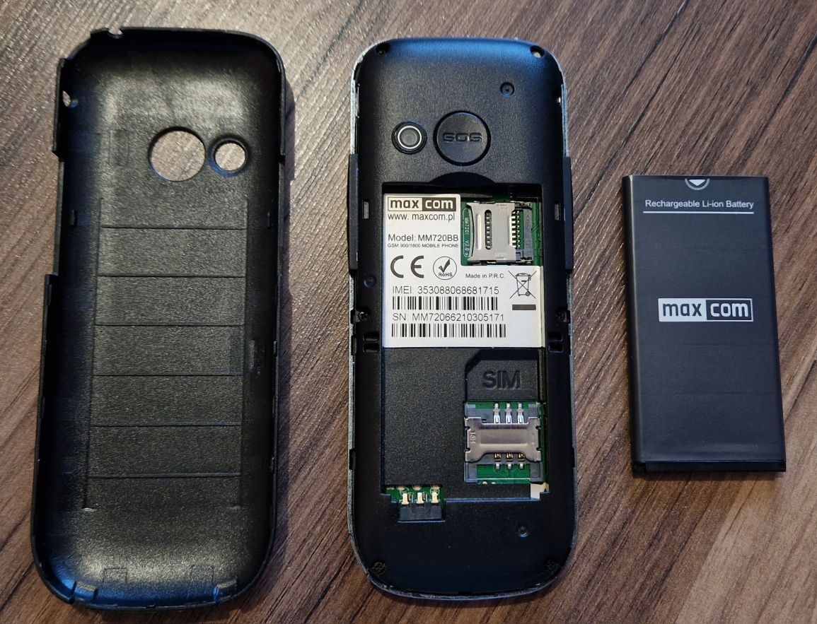 Telefon dla Seniora !!! OKAZJA Polecam !!! Maxcom MM720BB !!!