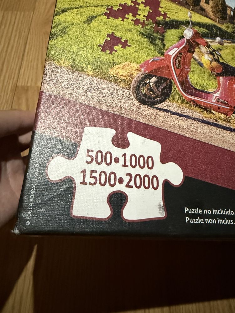 Tapete enrolável para puzzles