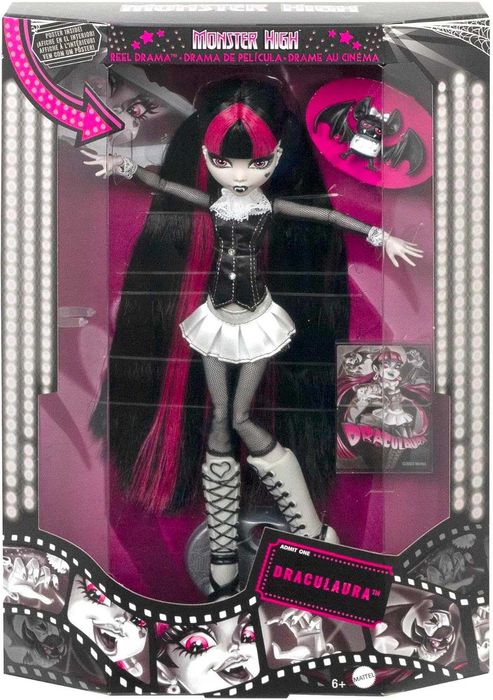 Монстер Хай Дракулаура Ріл Драма Monster High Draculaura Reel Drama
