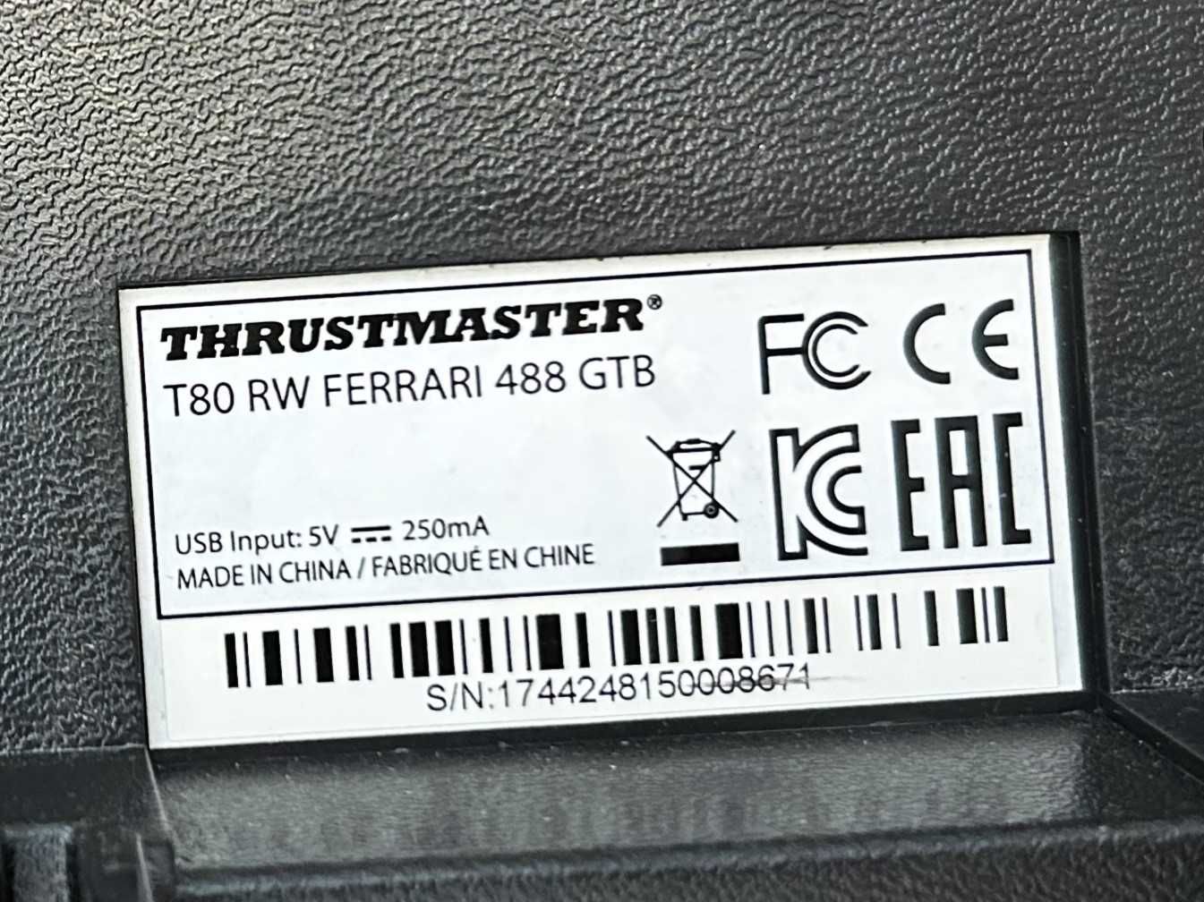 Kierownica Thrustmaster T80 Ferrari 488 GTB