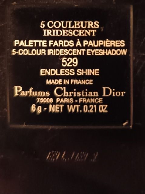 Cienie Dior, nowe, 529, Endless Shine