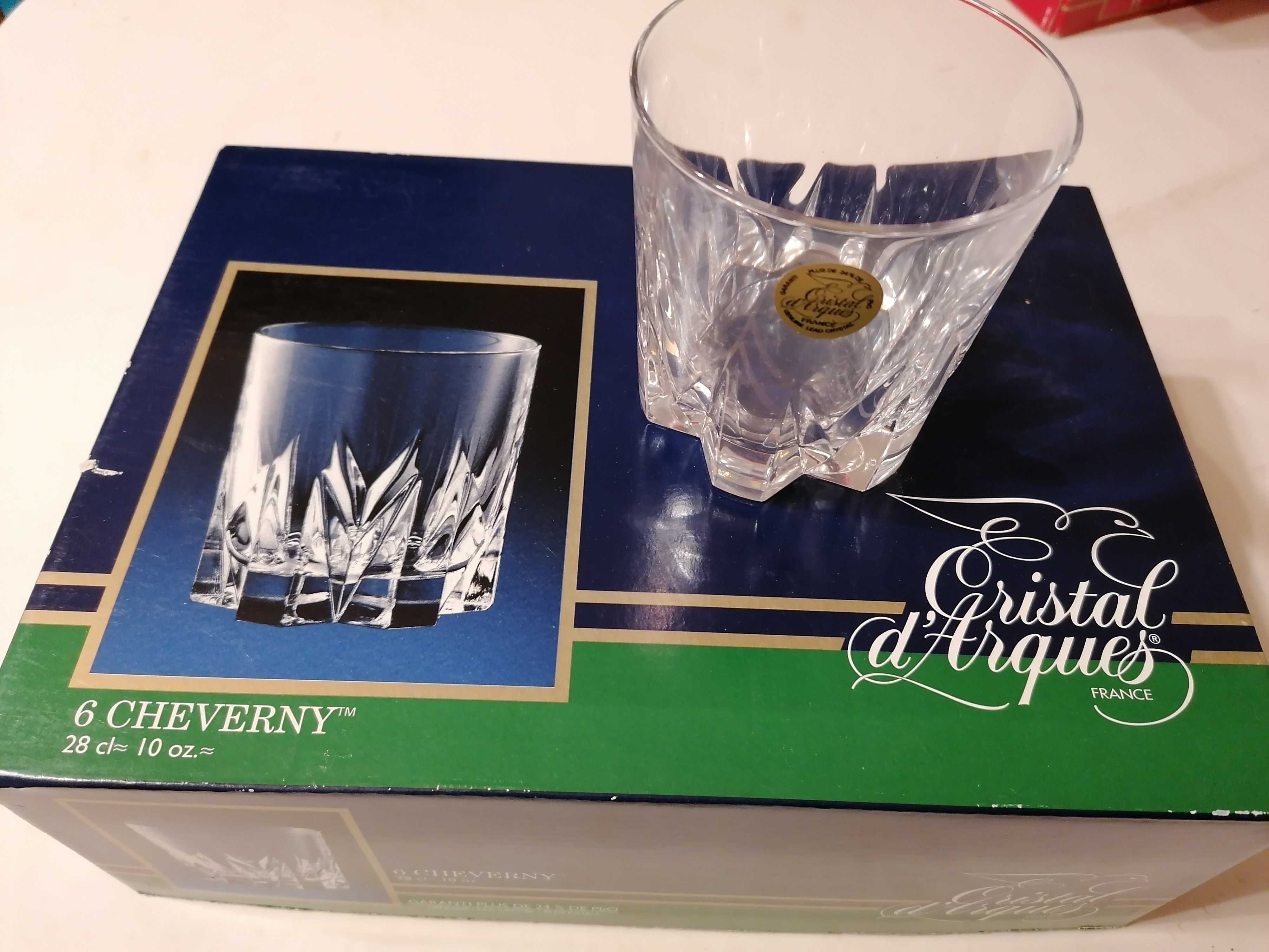 Copos de whiskey Cristal D'Arques, coleção Cheverly novos