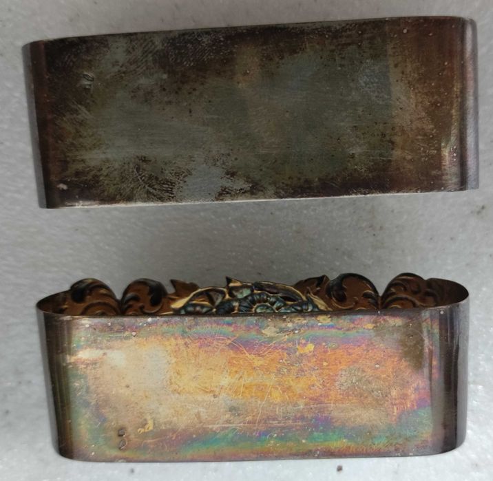 2 argolas para guardanapo em prata