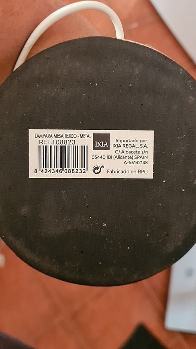 Candeeiro de mesa